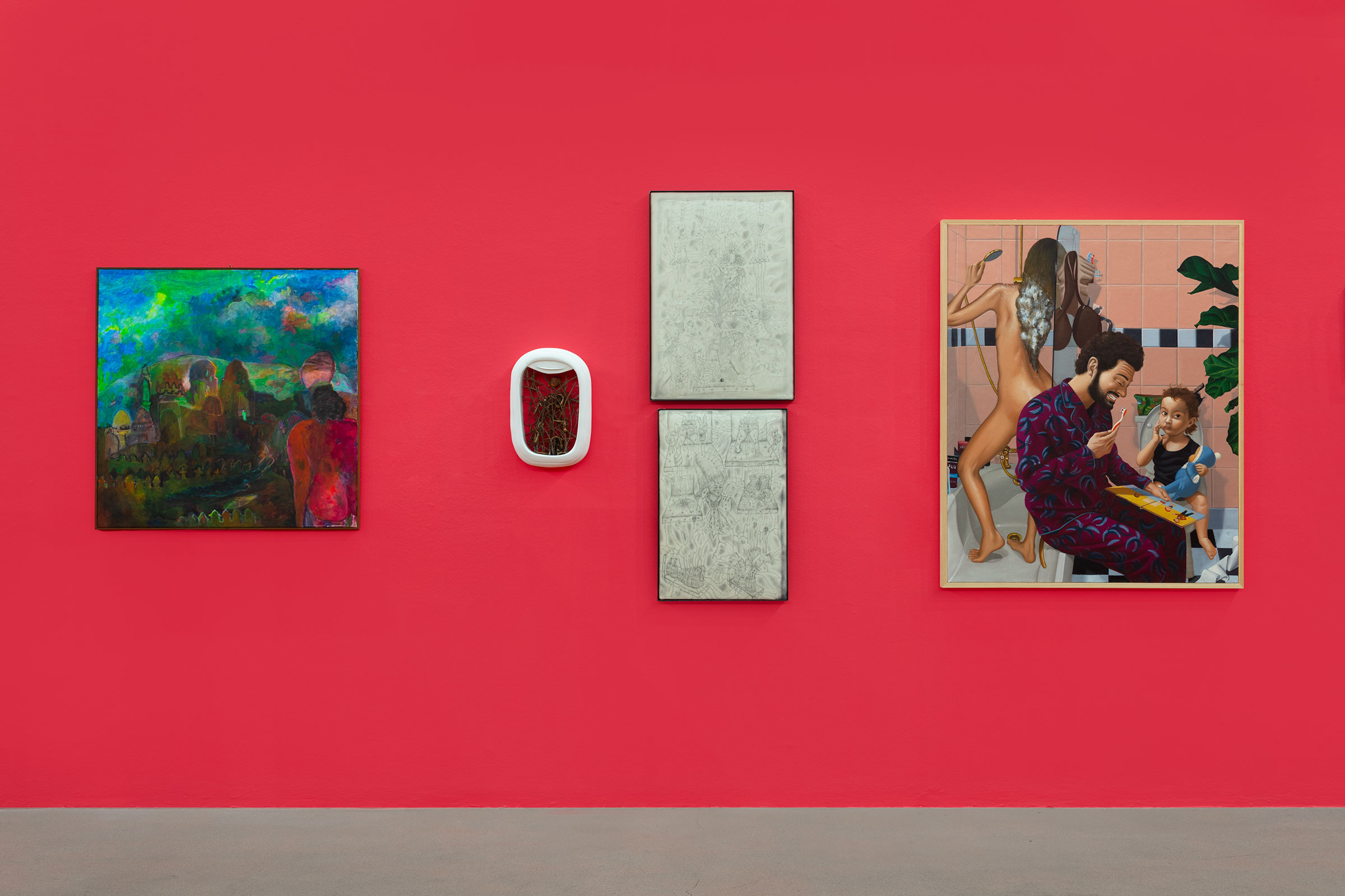 u0022Sensing Painting. Opere dalla Collezione du0027arte della Fondazione CRC / Sensing Painting. Works from the Collection of Fondazione CRCu0022, veduta espositiva